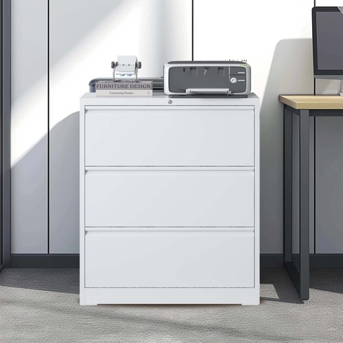 Lateral drawer file cabinet - 3,